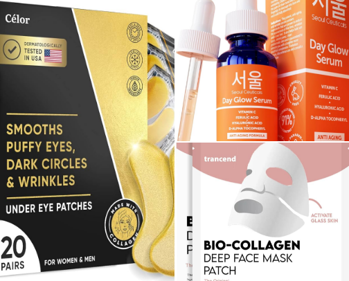 My Favorite Skincare Products cover photo collage