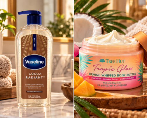 🧴 Best Body Lotions, Body Oils & Body Butters for Dry Skin cover photo collage