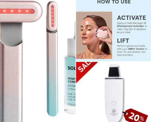 The Best Skincare Tools for a Glowing, Sculpted Complexion cover photo collage