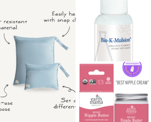 Hospital bag essentials for pregnant mamas cover photo collage