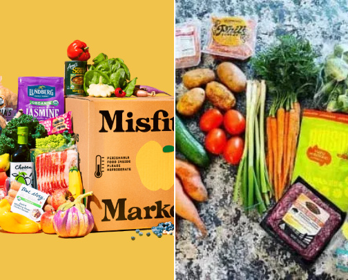 Misfits Market food & drink cover photo collage