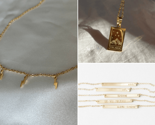 jewelry cover photo collage