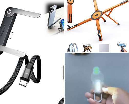 Gold products cover photo collage