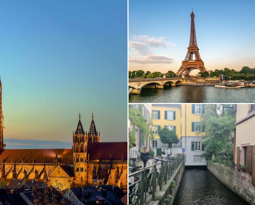 European Adventures: Wonder and Wanderings cover photo collage
