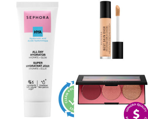 Sephora faves cover photo collage