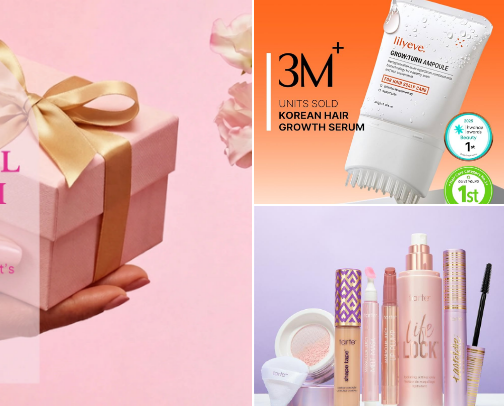 Beauty Products cover photo collage