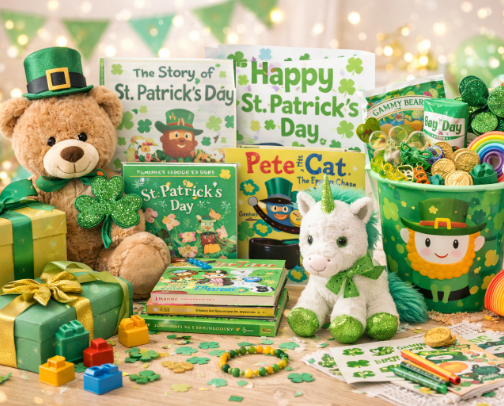 The Best St. Patrick’s day Books for Kids cover photo collage