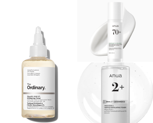 My favorite skincare recs as a dry Skin Girlie cover photo collage