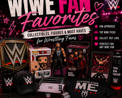 WWE Fan Favorites: Figures and Collectibles for Lifelong Wrestling Fans cover photo collage