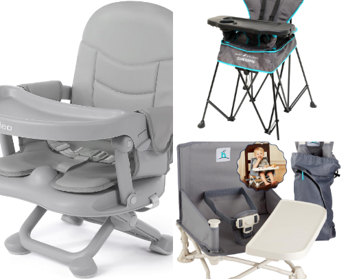 ✈️ Best Portable Baby Booster Seats & Travel High Chairs for Home, Restaurants & On-the-Go cover photo collage