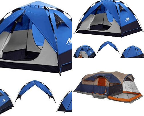 Camping item must have cover photo collage