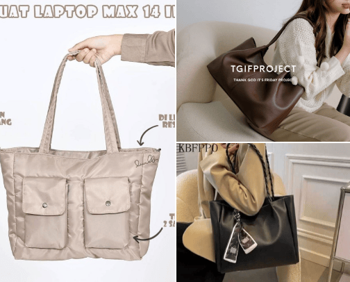 Women Bag cover photo collage