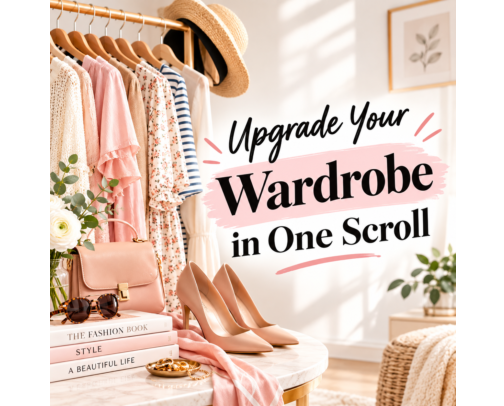 Upgrade Your Wardrobe in One Scroll cover photo collage