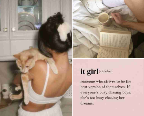 it girl checklist ✔️ cover photo collage