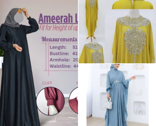 Gamis Iedul Fitri cover photo collage
