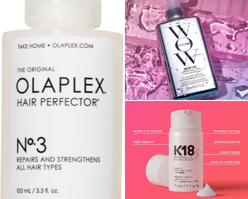 Haircare and products for shiny and silky hair💖✨🎀 cover photo collage
