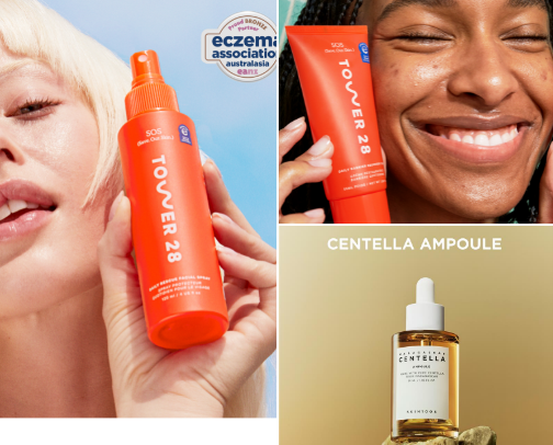 Skincare I use without overthinking it cover photo collage