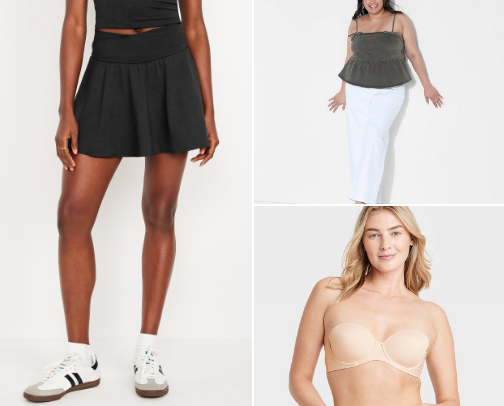 Recent clothes purchases cover photo collage