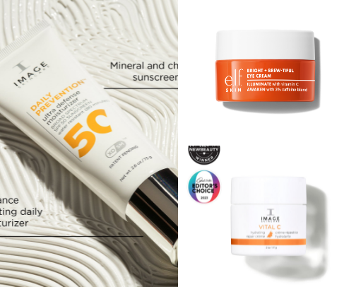 My go to skin care cover photo collage