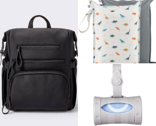 DIAPER BAGS & ACCESSORIES cover photo collage