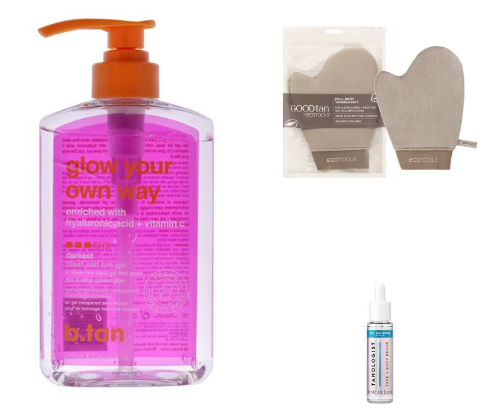 Self Tanners cover photo collage