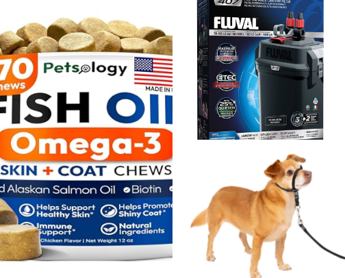 Our favorite pet supplies! cover photo collage