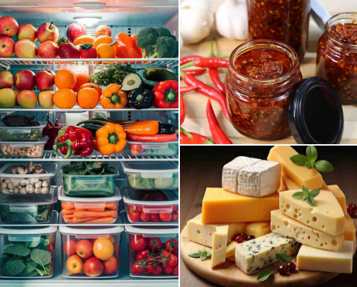 What's in my Fridge and Pantry cover photo collage