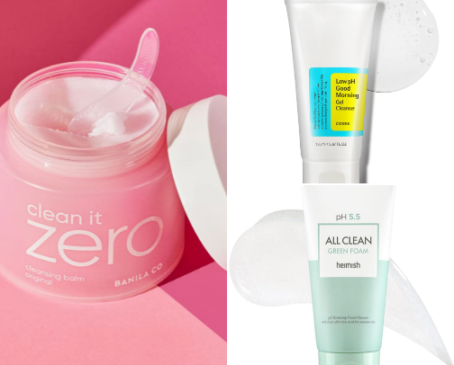 My current Korean skincare shelf cover photo collage