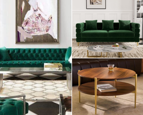 Neo Deco Living Room Inspiration cover photo collage