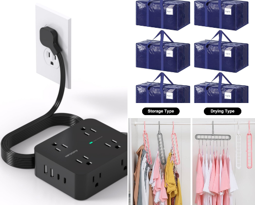 reasonable amazon college necessities! cover photo collage