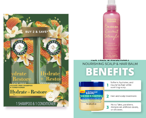 Haircare Essentials cover photo collage