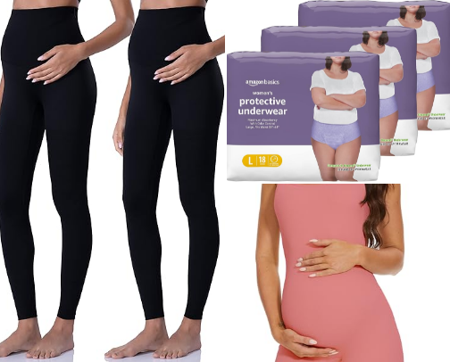 pregnancy + postpartum cover photo collage