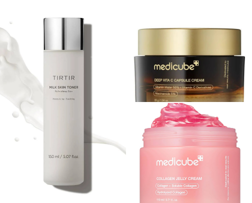 My holy grail skin care cover photo collage