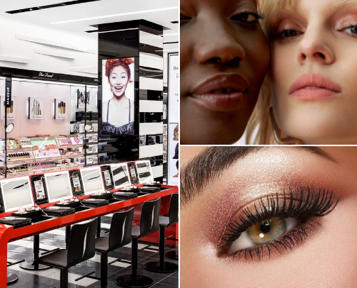 Makeup cover photo collage