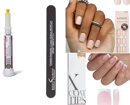 DIY nails @ HOME 💖 cover photo collage