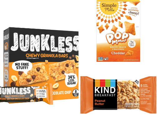 Healthy breakfast, lunch and after school snacks cover photo collage