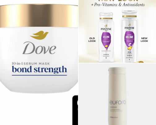 Straight Natural Hair Essentials cover photo collage