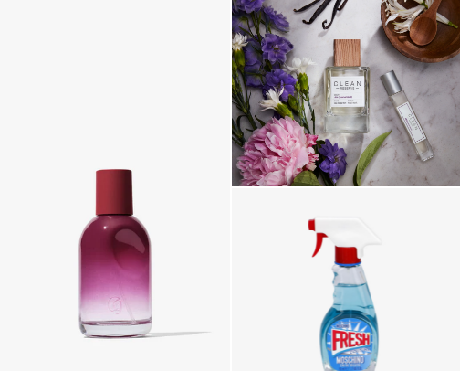 fragrance cover photo collage