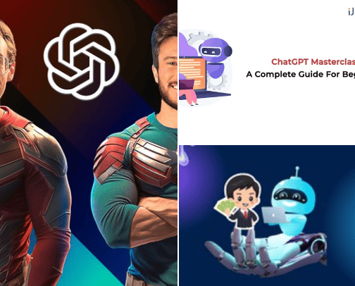 ChatGPT Courses cover photo collage