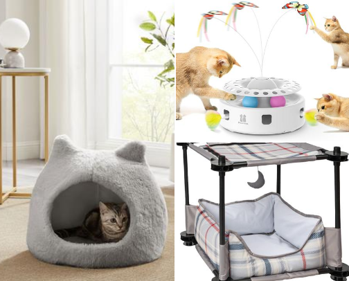 Cat Supplies That Are the Cat’s Meow cover photo collage