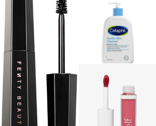 budget beauty products💋 cover photo collage