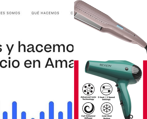 Styling tools cover photo collage