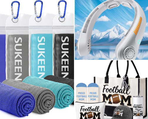 Football Mom Essentials cover photo collage