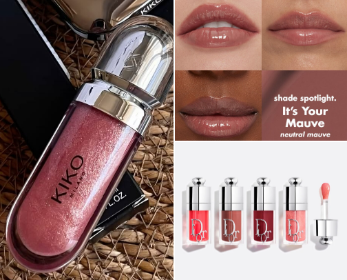 Gloss That Gives Your Lips That Juicy, Glassy Shine 💋✨ cover photo collage
