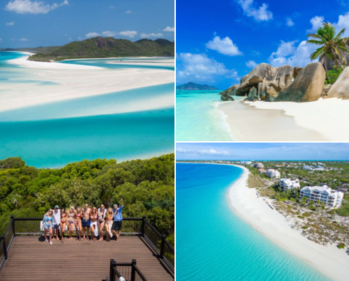 10 Insanely Beautiful Beaches That Look Too Good to Be Real cover photo collage