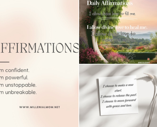 Daily Affirmations cover photo collage