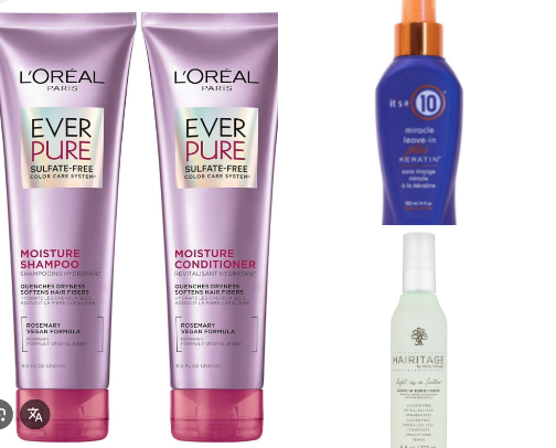 True hair care and accessories🎀 cover photo collage