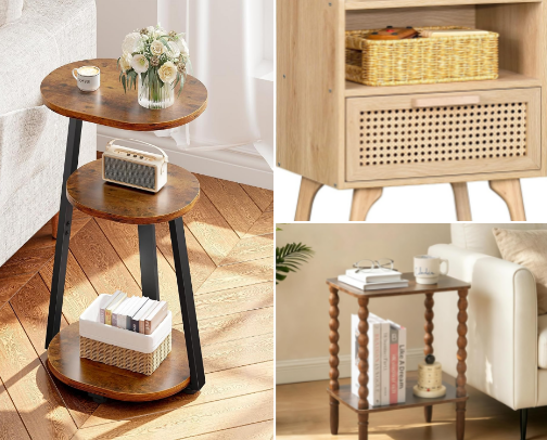 These Stylish End Tables Make Every Corner Look Designer cover photo collage