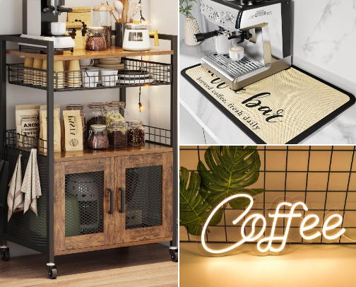 Amazon Finds for the Perfect At-Home Coffee Station ☕️ cover photo collage