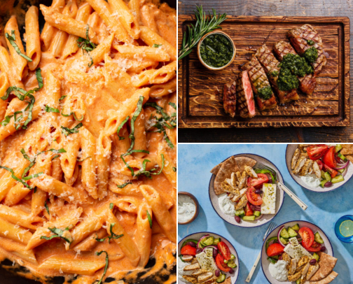 Wholesome & Easy Recipes cover photo collage